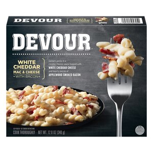 Devour White Cheddar Mac & Cheese with Bacon, 12 OZ