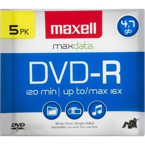 Maxell 4.7 GB DVD-R 120 Minutes