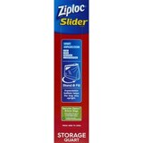 Ziploc Slider Storage Bags, Quart, 20 ct, thumbnail image 4 of 5