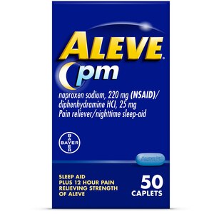 Aleve PM Pain Reliever/ Nighttime Sleep-Aid Caplets