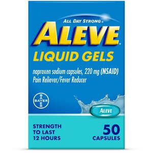 Aleve Liqui-Gels Easy Open Arthritis Cap 220 MG Naproxen Sodium Capsules