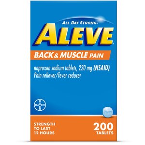 Aleve Back & Muscle Pain Relief Naproxen Sodium Tablets