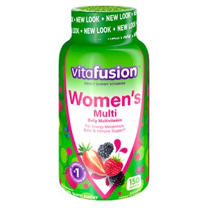 Vitafusion Women's Bone and Metabolism Daily Multivitamin Gummy Formula, 150 CT