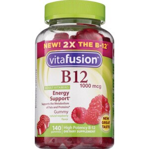 VitaFusion B12 Gummies, Raspberry, 140 CT