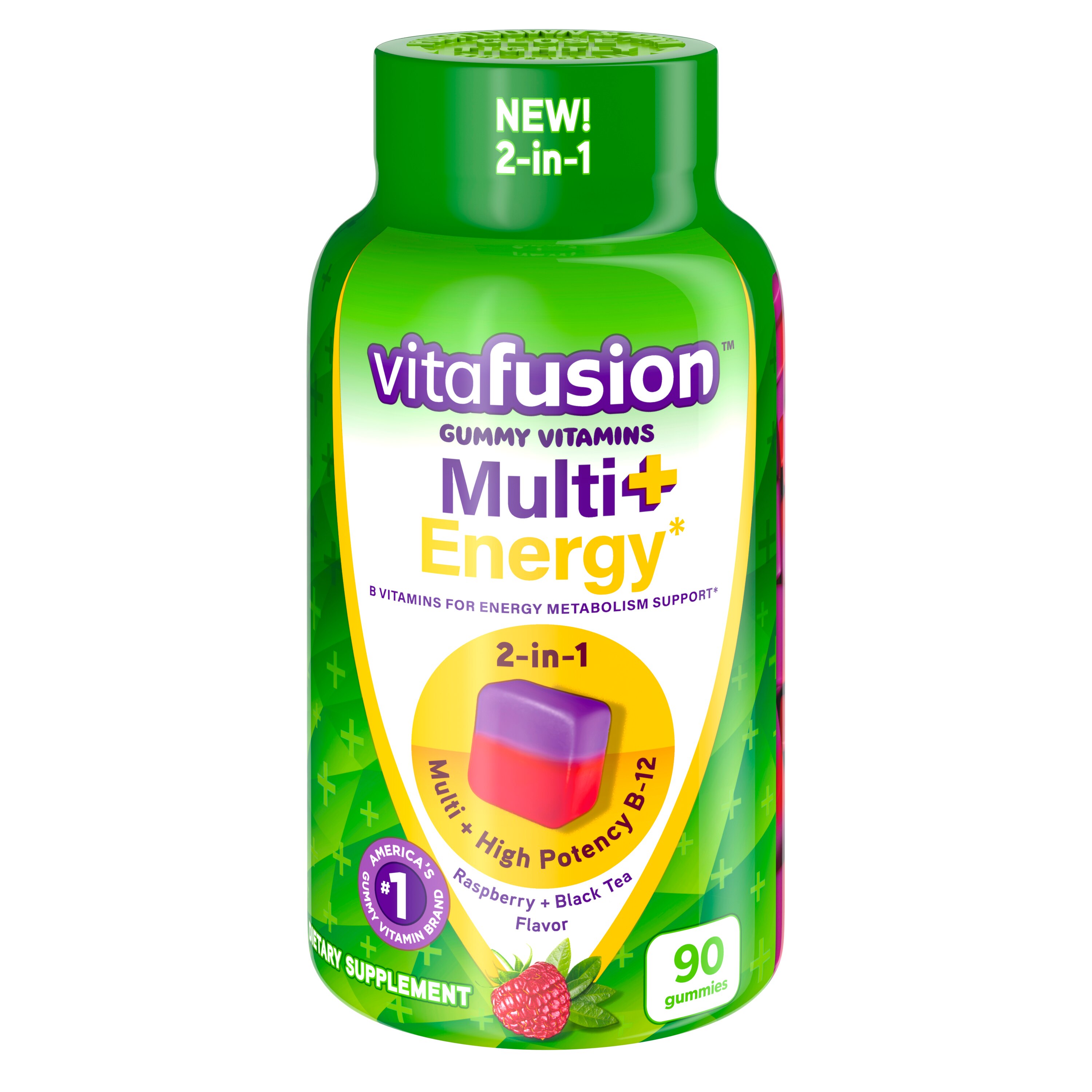 Vitafusion Multi + Energy Gummy Vitamins, 90 CT