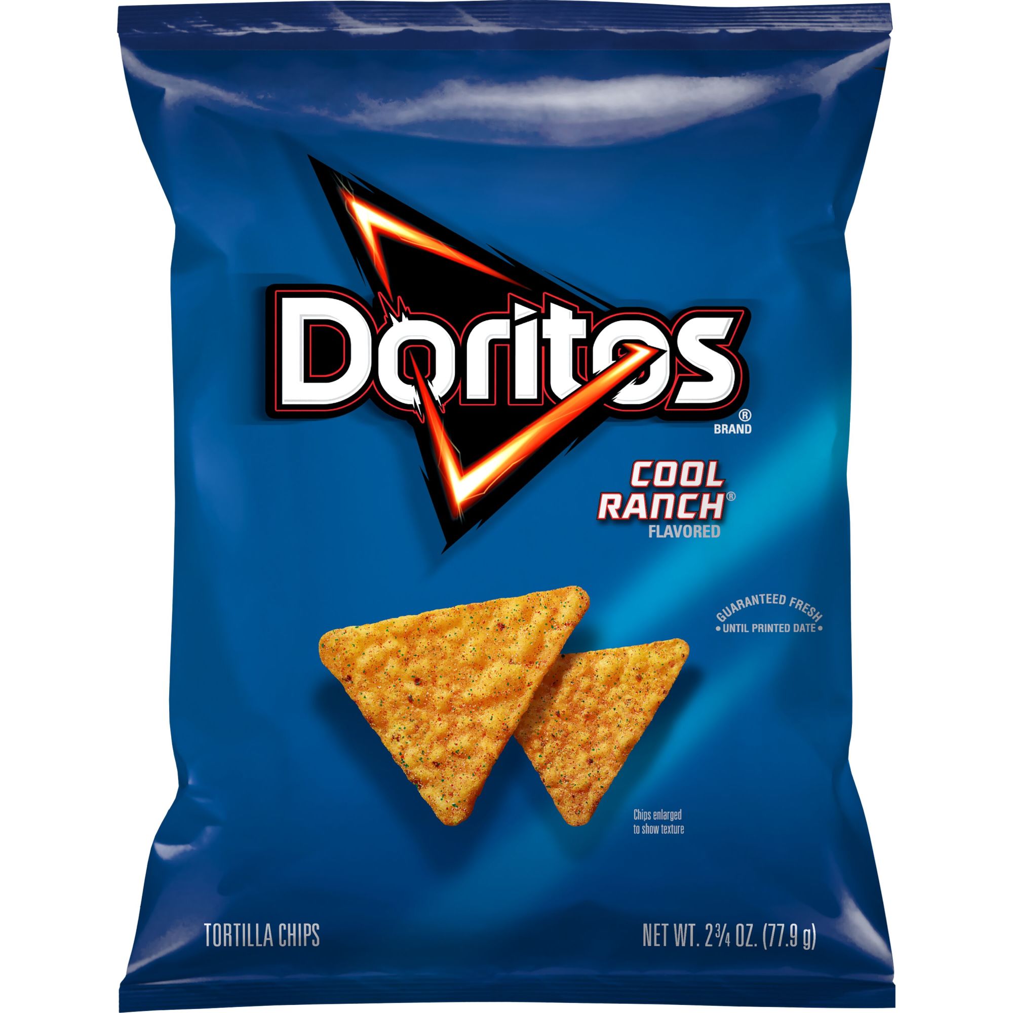 Doritos Tortilla Chips Cool Ranch Flavored, 2.75 oz