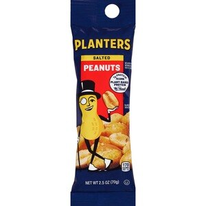 Planters Salted Peanuts, 2.5 OZ