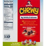 Quaker Chewy Granola Bars, Chocolate Chip, 8 ct, 6.7 oz, thumbnail image 2 of 6