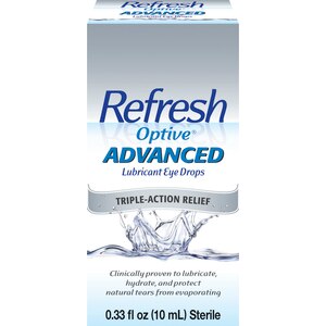 Refresh Optive Advanced Lubricant Eye Drops, 0.33 fl oz