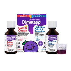 Children's Dimetapp Cold & Cough Day/Night Pack, Grape, 4+4 OZ
