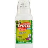 Zyrtec 24 Hr Children's Allergy Relief Syrup, Grape Flavor, 4 fl. oz, thumbnail image 2 of 9