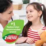 Zyrtec 24 Hour Children's Allergy Dye-Free Chewable Tablets, 10 mg, Grape, 24 CT, thumbnail image 2 of 14