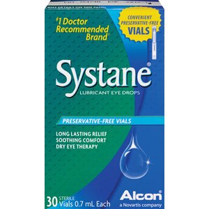 Systane Lubricant Eye Drops, 30CT