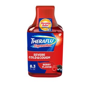 Theraflu ExpressMax Severe Cold & Flu Relief, Berry, 8.3 OZ