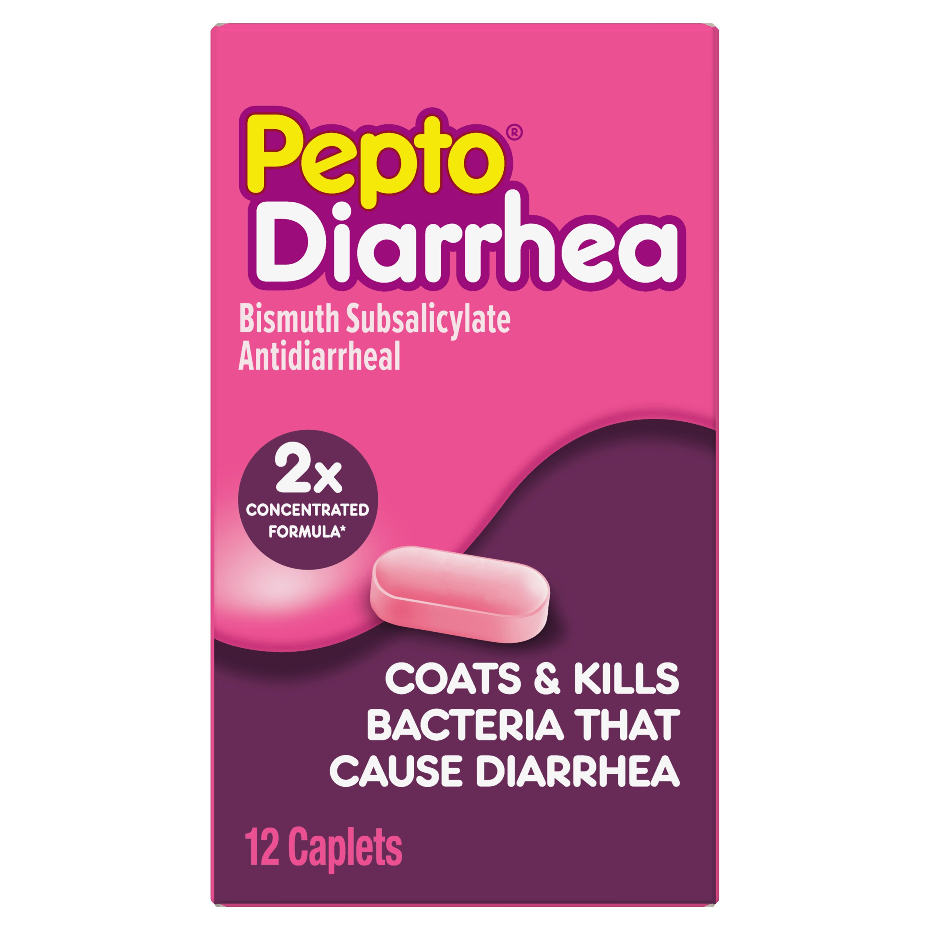 Pepto Bismol Anti-Diarrheal Caplets
