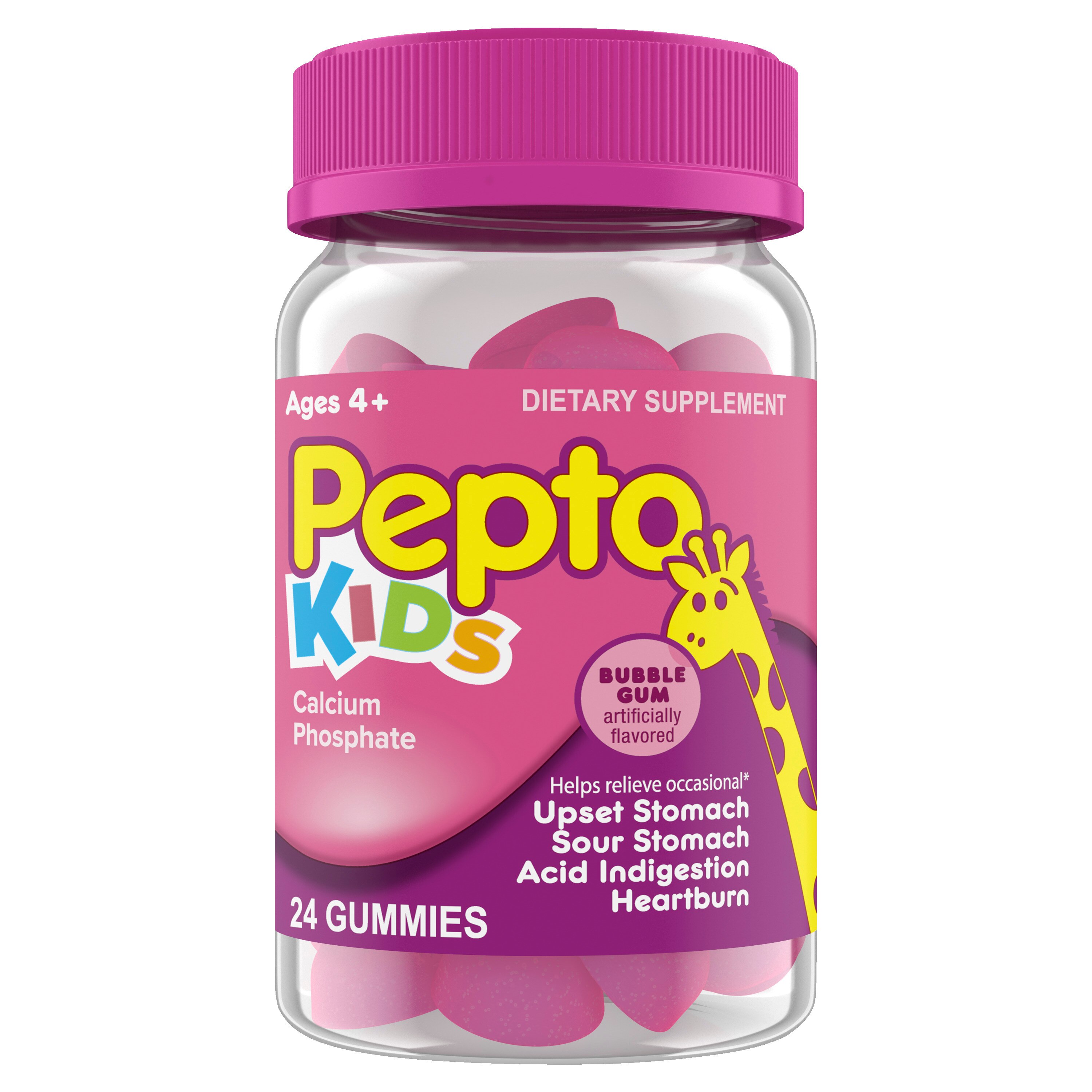 Pepto Kids Gummies, 24 CT