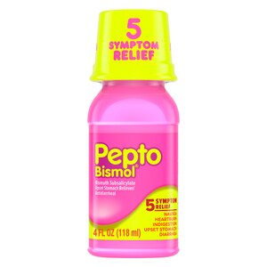 Pepto Bismol 5 Symptoms Digestive Relief Liquid