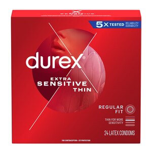 Durex Extra Sensitive Ultra Thin Lubricated Latex Condoms