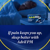 Advil PM Pain Reliever / Nighttime Sleep Aid Coated Caplets, 200mg Ibuprofen, 38mg Diphenhydramine, thumbnail image 4 of 9