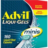 Advil Liqui-Gels Minis Pain Reliever and Fever Reducer, Ibuprofen 200mg, Fast Pain Relief, thumbnail image 3 of 5