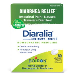 Boiron Diaralia Diarrhea Relief Meltaway Tablets, 60 CT