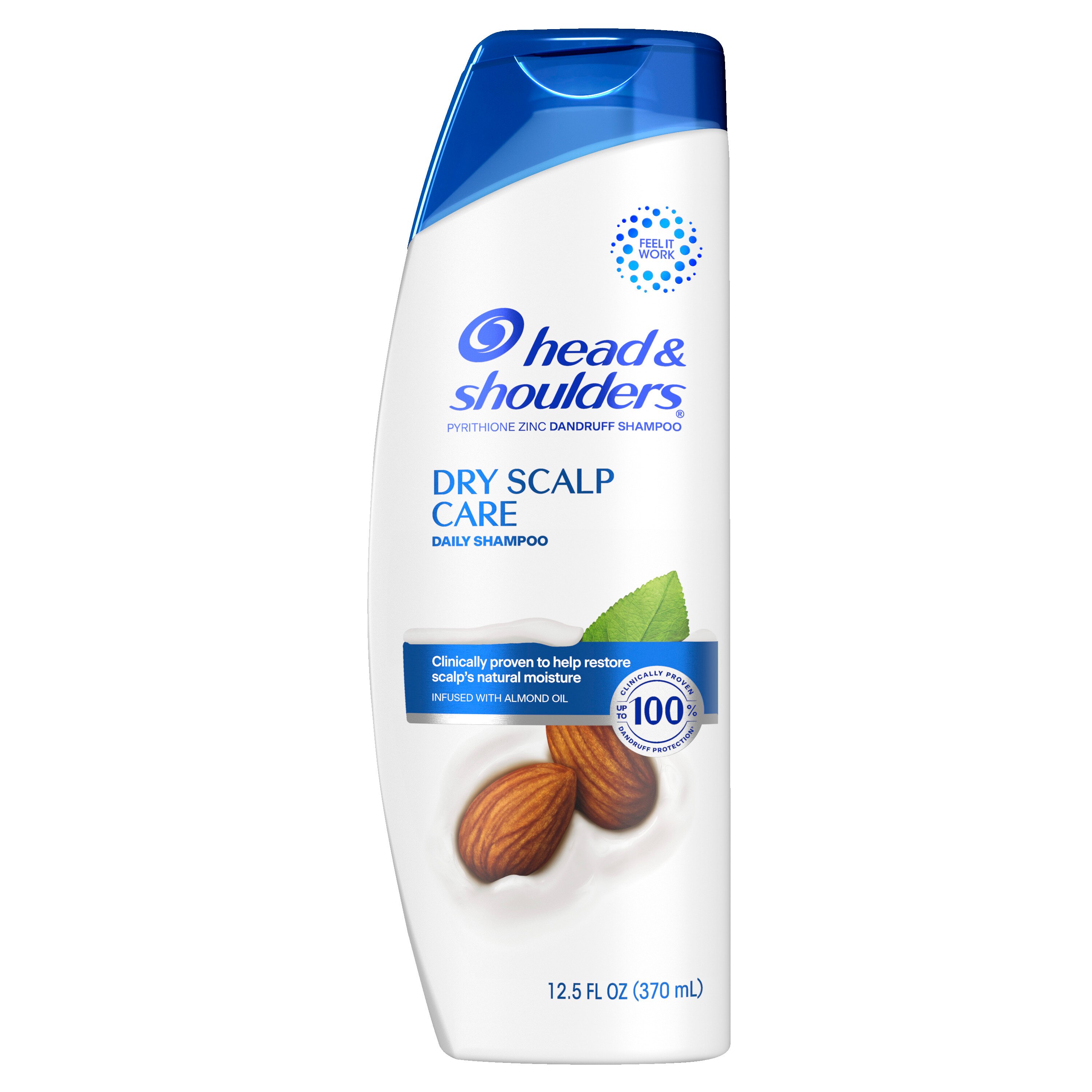 Head and Shoulders Dry Scalp Care with Almond Oil Dandruff Shampoo Dry Scalp, 13.5 OZ