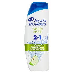 Head & Shoulders Green Apple 2-in-1 Dandruff Shampoo + Conditioner, 13.5 OZ