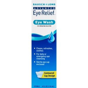 Bausch & Lomb Advanced Eye Relief Eye Wash, 4fl oz
