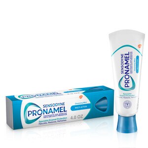 Sensodyne Pronamel Multi-Action Toothpaste for Sensitive Teeth and Cavity Protection, Cleansing Mint, 4 OZ