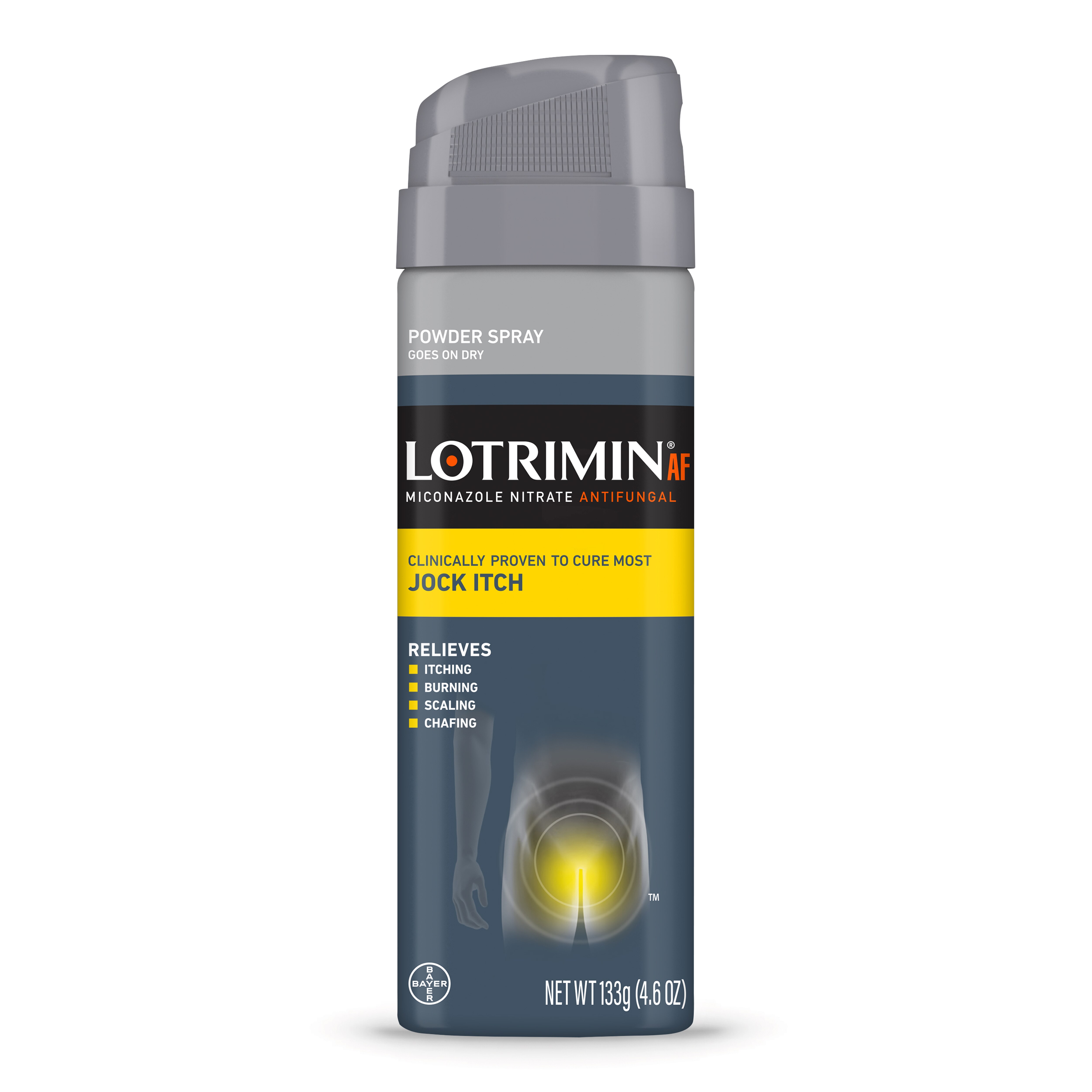 Lotrimin AF Jock Itch Powder Spray, 4.6 OZ