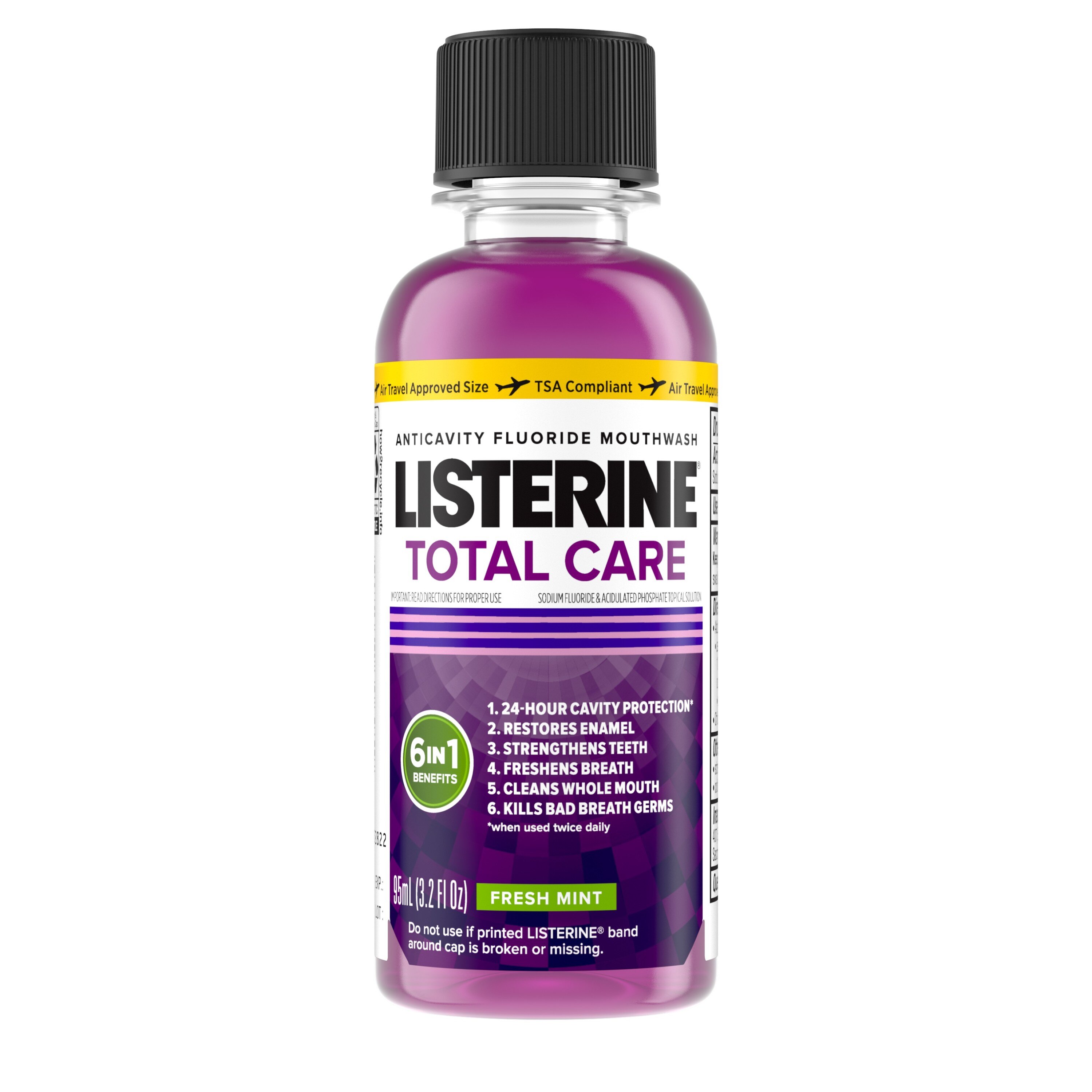 Listerine Total Care Anticavity Mouthwash, Fresh Mint
