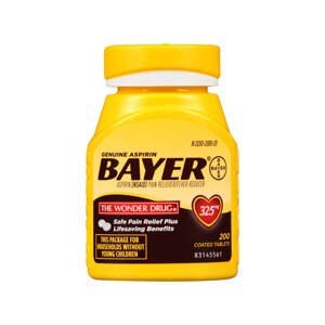 Bayer Genuine Aspirin 325 MG Coated Tablets