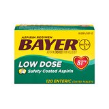 Aspirin Regimen Bayer, 81mg Enteric Coated Tablets, Pain Reliever/Fever Reducer, thumbnail image 1 of 3