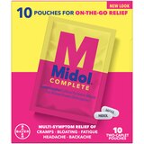 Midol Complete On the Go Menstrual Pain Relief Caplets with Acetaminophen, 10 CT, thumbnail image 1 of 7