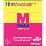Midol Complete On the Go Menstrual Pain Relief Caplets with Acetaminophen, 10 CT, thumbnail image 3 of 7