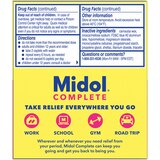Midol Complete On the Go Menstrual Pain Relief Caplets with Acetaminophen, 10 CT, thumbnail image 4 of 7