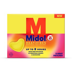 Midol Heat Vibes Menstrual Heat Patches, 3 CT