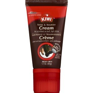 Kiwi No Buff Cream Polish Brown