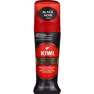 KIWI Color Shine Liquid Polish Black, 2.5 OZ