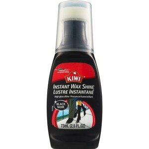 Kiwi Leather Black Instant Wax Shine