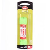 KIWI Flat Laces, Neon Green, 45", 1 Pair, thumbnail image 1 of 4