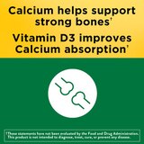 Nature Made Calcium 600 mg with Vitamin D3 Tablets, 220 CT, thumbnail image 3 of 9
