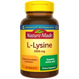 Nature Made Extra Strength L-Lysine 1000mg Tablets, 60 CT