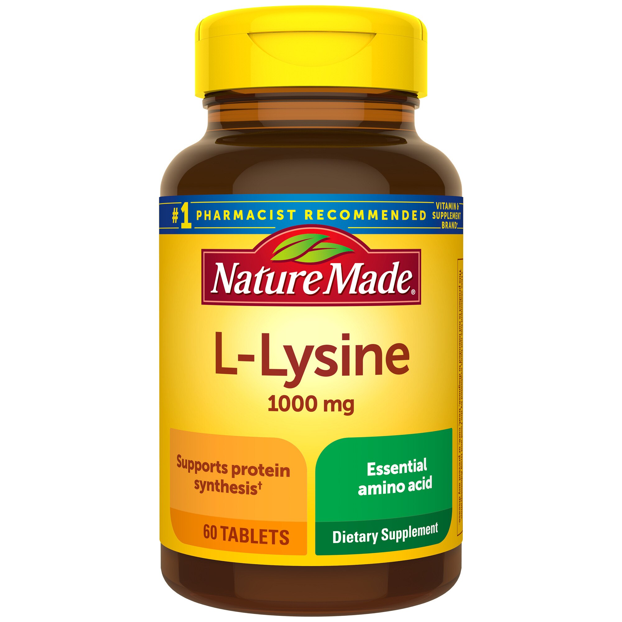 Nature Made Extra Strength L-Lysine 1000mg Tablets, 60 CT