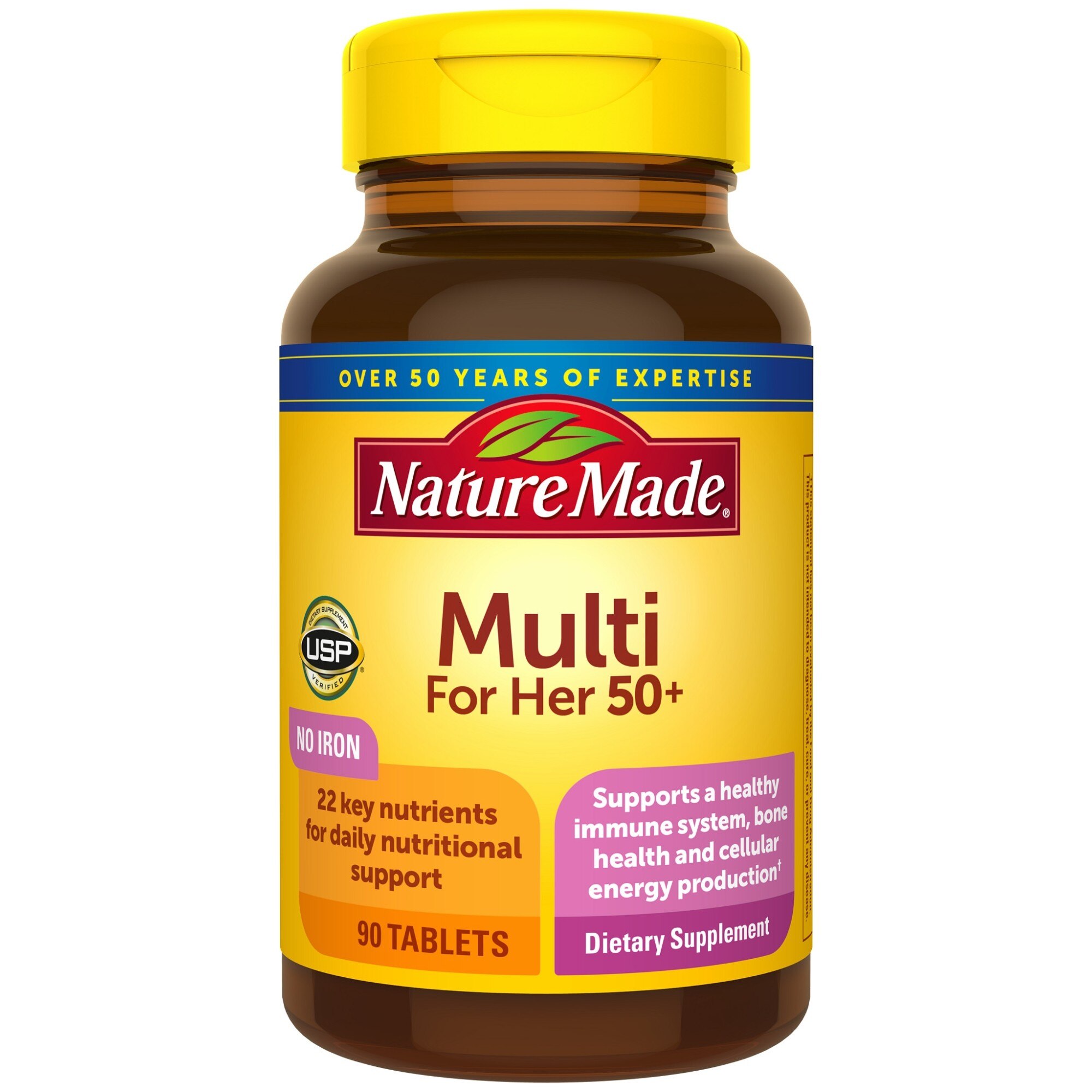 Nature Made Multi For Her 50+ Tablets, 90CT
