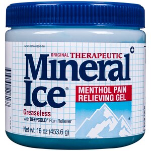 Mineral Ice Original Therapeutic Greaseless Pain Relieving Gel, 16 OZ