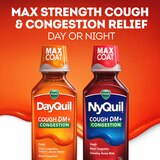 Vicks DayQuil Cough DM and Congestion Medicine, Tropical Citrus Flavor, 12 OZ, thumbnail image 3 of 8