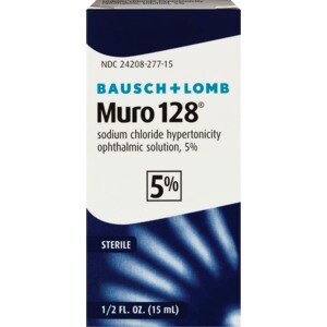 Bausch & Lomb Muro 128 Sterile Ophthalmic Solution, 5%