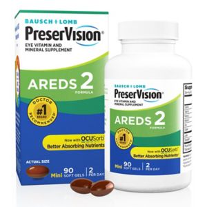 PreserVision Areds 2 Formula Eye Vitamin & Mineral Supplement Soft-Gels