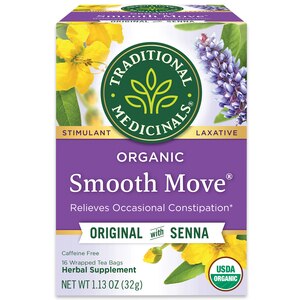 Traditional Medicinals Organic Smooth Move Herbal Tea, 16 ct, 1.13 oz